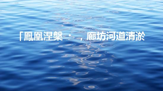 「鳳凰涅槃，廊坊河道清淤再嘯新生」